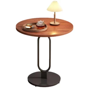 Sofa side few household living room small coffee table simple table bedside table bedside table balcony small round table - Image 3