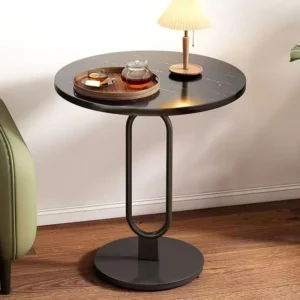 Sofa side few household living room small coffee table simple table bedside table bedside table balcony small round table - Image 4