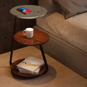 Creative Bedroom LED Floor Lamp with Shelf Perfect Living Room Bedside Coffee Table Lighting Modern Design Home Decor Storage - Image 5