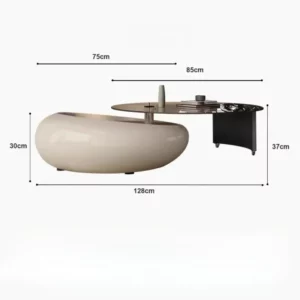 Luxury Living Room Coffee Table Modern Design Italy Space Saving Coffee Table Small Home Salontafel Woomkamer Designer Furniture - Image 6