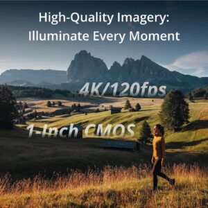 Osmo Pocket 3 Vlogging Camera With 1-Inch CMOS & 4K/120fps Video 3-Axis Stabilization Fast Focusing Face/Object Tracking 2-Inch Rotatable Touchscreen Small Video Camera For Photography Youtube - Image 6