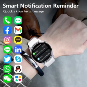 Innovative AGW-F207R smart watch heart rate blood oxygen monitoring Bluetooth call music player has more than 150 sports modes - Image 3