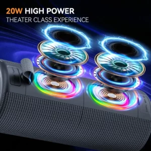 20W Portable Bluetooth Speaker Multifunctional Split Design Colorful Lights TWS & TF Support for Parties And Outdoor Sports - Image 5