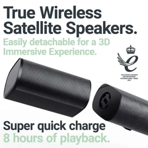 True wireless speaker 5.1ch Detachable dobl-y soundbar, wireless sound bar speaker for tv for home theatre system with subwoofer - Image 3