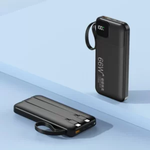 10000mAh Portable Power Bank with Built-in Cable Super Fast Charging High Capacity External Battery for Phone Travel - Image 5