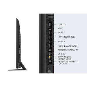 55 Inch, QLED (2023), 144HZ VRR , Google TV, Built in receiver - 55C745 Black 55C745 Black - Image 4