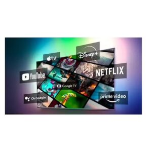 55 Inch 4K Ultra HD Smart Google TV with Hands-Free Voice Control Dolby Vision Atmos HDR10 with built-in Google Assistant (2025 Model) 55PUT7110/56 - Black 55PUT7110 Black - Image 3