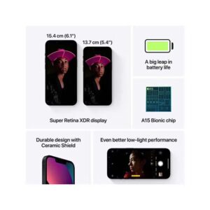 iPhone 13 128GB Midnight 5G With FaceTime - UAE Version - Image 3
