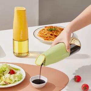 500ML Glass Oil Bottle Gravity Open Oil Bottle Leakproof Olive Oil Dispenser Camping BBQ Baking Soy Sauce Container Pot Jar - Image 2