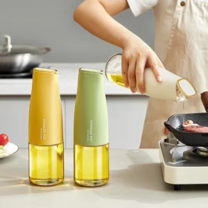 500ML Glass Oil Bottle Gravity Open Oil Bottle Leakproof Olive Oil Dispenser Camping BBQ Baking Soy Sauce Container Pot Jar - Image 3
