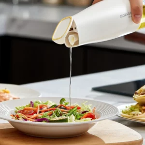 500ML Glass Oil Bottle Gravity Open Oil Bottle Leakproof Olive Oil Dispenser Camping BBQ Baking Soy Sauce Container Pot Jar - Image 5