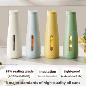 470ml Auto-Seal Glass Oil Dispenser - Kitchen Bottle with Scale, Drip-Free for Cooking Oil/Vinegar/Soy Sauce - Image 7