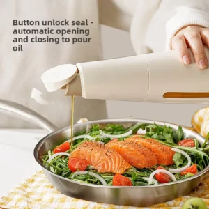 470ml Auto-Seal Glass Oil Dispenser - Kitchen Bottle with Scale, Drip-Free for Cooking Oil/Vinegar/Soy Sauce - Image 6