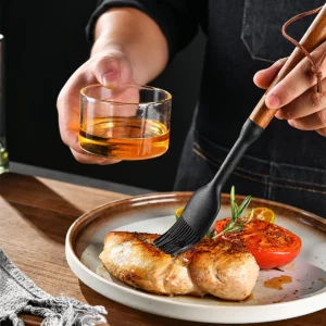3/7pcs Black Non-Stick Cookware Kitchen Utensils Set Wooden Handle Silicone Kitchenware Set Spatula Shovel Ladle Cooking Tools - Image 4
