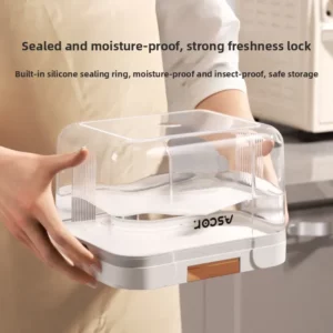 Flour storage tank Household food grade Sealed rice Grain noodles Large capacity storage Insect-proof and moisture-proof - Image 2