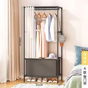 Shoes Entrance Hall Coat Rack Video Hanger Shelf Chair Wall Coat Racks Furniture Home Burros for Resistant Clothes Rack Standing - Image 2