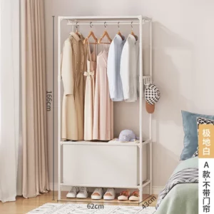 Shoes Entrance Hall Coat Rack Video Hanger Shelf Chair Wall Coat Racks Furniture Home Burros for Resistant Clothes Rack Standing - Image 3