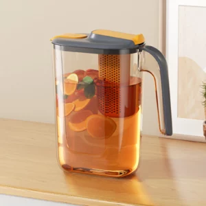 Large Capacity Plastic Cup Teapot Refrigerator Cold Water Kettle Versatile Container Suitable for Outdoor Parties - Image 5
