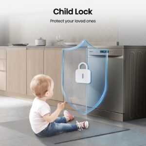 Hisense Freestanding Stainless Steel Dishwasher HS622E90G, 13 Place Settings, 2 Basktes, 8 Programs, Eco Program, Crystal Wash, Extra Dry, Half Load, Power Off Memory, Self-Clean Program, Child Lock, Start Delay 44 kg 1850 W HS622E90G Grey - Image 3