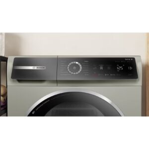BOSCH 9 Kg Free-Standing Heat Pump Dryer with EcoSilence Drive, Touch Dial, Sensitive Drying System, Anti-Vibration Design, Series 8, WQB245BXGC, Silver Inox WQB245BXGC Silver Inox - Image 7