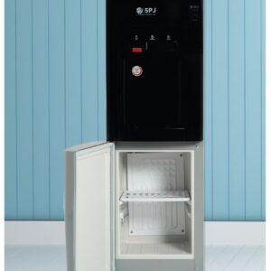 SPJ Top Loading Water Dispenser with Cabinet Tap for Hot & Cold and Normal Water, 16L Cabinet ,SS304 Tank ,Child Lock Safety , Antibacterial Material ,Floor Standing Low Noise Fast Cooling, Perfect for Home, Shopping Malls, and Office(SILVER & Black) - Image 7