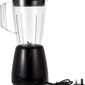 Blender with Grinder Mills, 1.5L Jar, 2x 300ml Grinding Mills, Stainless Steel Blades, 2-Speed with Pulse Control, Perfect for Smoothies, Coffee, Herbs, and Spices, 1.5 L 400 W BX440-B5 Black - Image 3