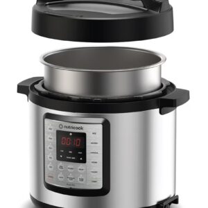 Electric Pressure Cooker, 6 Liters, Smart Pot Eko,9 In 1 Rice Cooker, Slow Cooker, Steamer, Sauté Pot, Yogurt Maker & More,14 Smart Programs 6 L 1000 W SP104 Silver/Black - Image 8