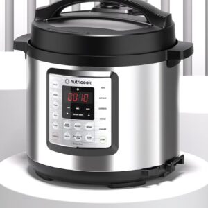 Electric Pressure Cooker, 6 Liters, Smart Pot Eko,9 In 1 Rice Cooker, Slow Cooker, Steamer, Sauté Pot, Yogurt Maker & More,14 Smart Programs 6 L 1000 W SP104 Silver/Black - Image 9