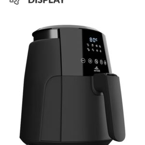 Air Fryer With Digital Control Panel Display, 8 Preset Programs Built-In Preheat Function 4 L 1500 W EVKA-AF4008D Black - Image 9
