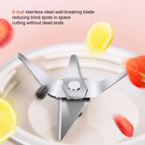 Electric Blender Mitsubishi Suitable Portable Multifunctional Juicer, Small Household Juicer Cup, Mini Electric Juice Maker - Image 2