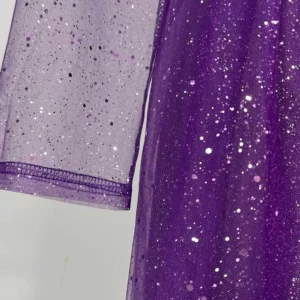 Woman Autumn Clohtes Party Wear Sparkly Purple Dress Luxurious Boutique Evening Dresses Plus Size Sexy Long Sleeve Dress - Image 7
