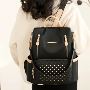 Luxury Women Backpack Multifunctional Laptop Backpack Large Capacity Anti Theft Fashion Waterproof Oxford Student Travel Bag Sac - Image 5