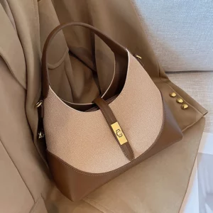 Contrasting color niche design dumpling bag versatile commuter portable shoulder crossbody bag handbag - Image 5