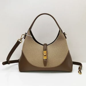 Contrasting color niche design dumpling bag versatile commuter portable shoulder crossbody bag handbag - Image 3