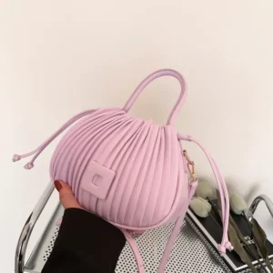 Fashion Brand Design Crossbody Bag for Women 2024 Luxury Vintage Shoulder Handbags Female Tote bags Casual PU Leather Bucket 가방 - Image 2