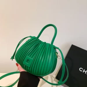 Fashion Brand Design Crossbody Bag for Women 2024 Luxury Vintage Shoulder Handbags Female Tote bags Casual PU Leather Bucket 가방 - Image 4