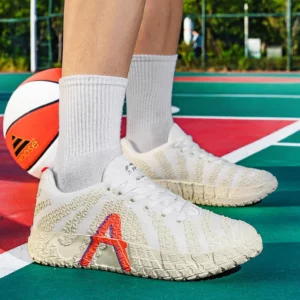 Men's Basketball Shoes Breathable Cushioning Non-Slip Wearable Runing Shoes Gym Training Athletic Basketball Sneakers for Women - Image 2