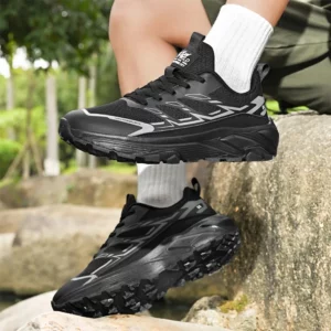 2025 Autumn Winter New Men's Breathable Casual Sneakers | Non-Slip Wear-Resistant Outdoor Grippy Hiking Shoes - Image 5