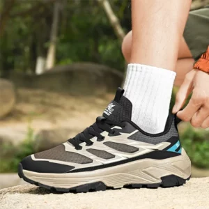 2025 Autumn Winter New Men's Breathable Casual Sneakers | Non-Slip Wear-Resistant Outdoor Grippy Hiking Shoes - Image 6