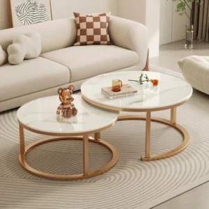 Minimalist Nordic Coffee Table Transform Cheap Aesthetic Unique Coffee Table Clear Designer Luxury Metal Couchtisch Furniture - Image 1