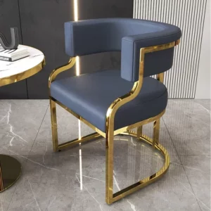 Hotel Makeup Chair Metal Floor Aesthetic Nordic Garden Chairs Reading Dining Room Furniture - Image 5