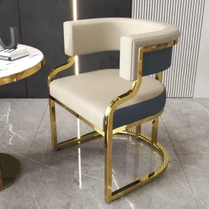 Hotel Makeup Chair Metal Floor Aesthetic Nordic Garden Chairs Reading Dining Room Furniture - Image 6