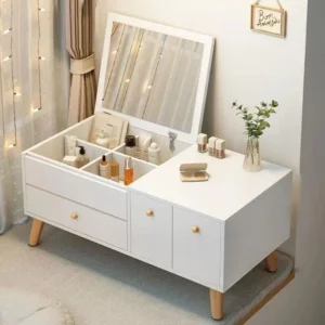 Table Dresser, Living Room, Bedside Table, Bedroom, Locker, Tatami, Shelf Home Furniture Bedroom Furniture Nordic Furniture - Image 3