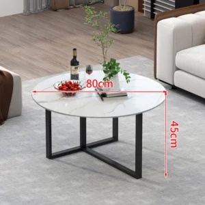 Transparent Space Saving Coffee Table Unique Mechanism Decoration Designer Coffee Table Round Simple Couchtisch Home Furniture - Image 5