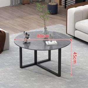 Transparent Space Saving Coffee Table Unique Mechanism Decoration Designer Coffee Table Round Simple Couchtisch Home Furniture - Image 6