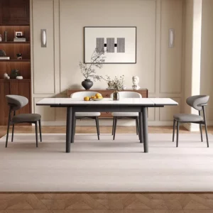 Extendable Luxury Dining Table Console Nordic Modern Conference Dining Table Children Garden Mesas De Jantar Kitchen Furniture - Image 2