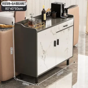 Luxury Kitchen Sideboard Buffet Cabinet with Storage Drawers, Storage Cabinet with 4 Doors & Shelves for Living Room Furniture - Image 6