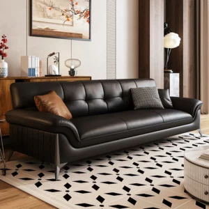Wholesale Luxury Modular European Leather Executive Office Sofa Sets for Living Room Bedroom Hotel Lobby Luxury Home Couch - Image 2
