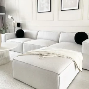 Home Living Room Sofas Good Color Fastness Anti-wear Fabric Sectional Sofa Free Combination Office Reception Modular Sofa Set - Image 3