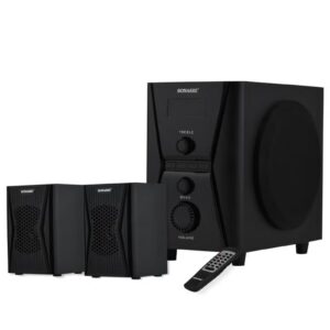 SONASHI 2.1 Channel Multimedia Bluetooth Speaker System With Remote Control Fm Radio, Bluetooth, Usb, Sd Card Reader, Led Display Functions Powerful Sub-Woofer With Hi-Fi Surround Sound For Parties - Image 5